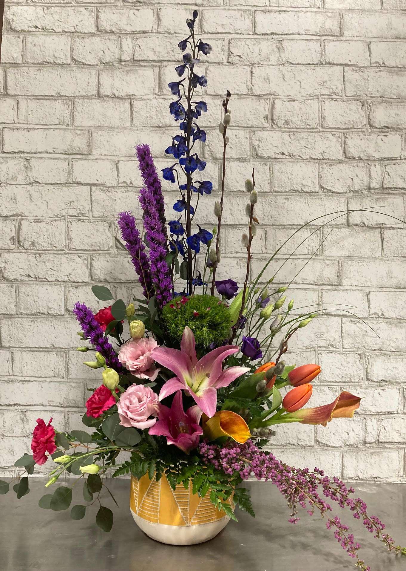 Flower Arrangement in a Container